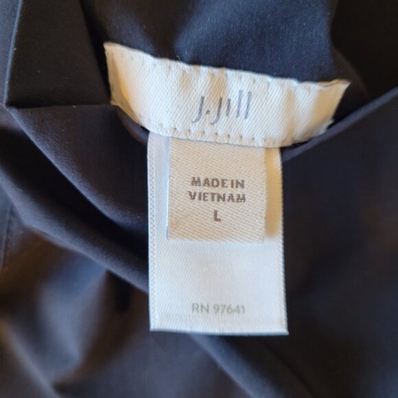 J. Jill Navy Blue & Camel Reversible Lightweight Jacket - Picture 2 of 12